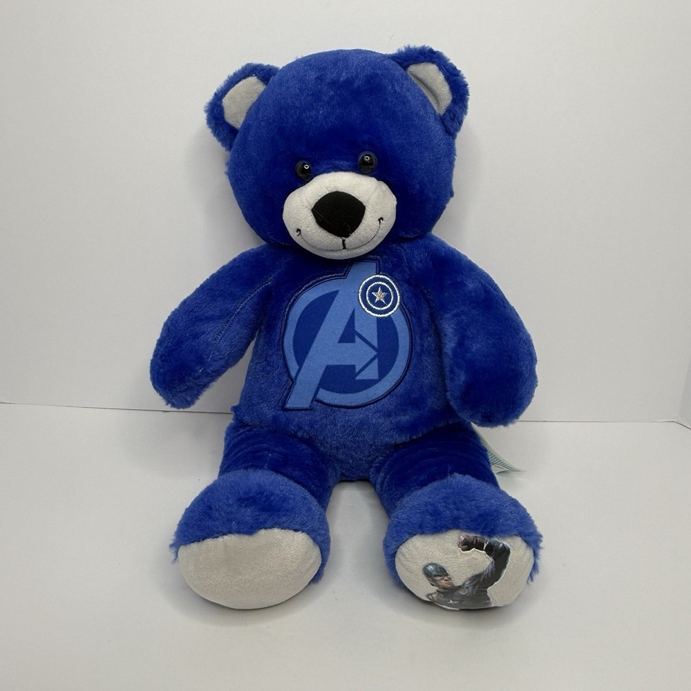 Build A Bear BAB Captain America Marvel Avengers 17" Plush Stuffed Animal